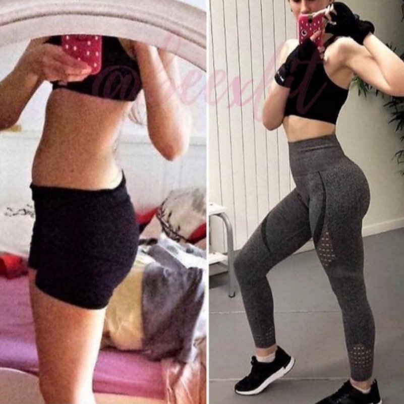 Transformation avant / après d'un membre Beexfit