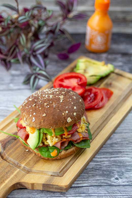Burger maison protéiné