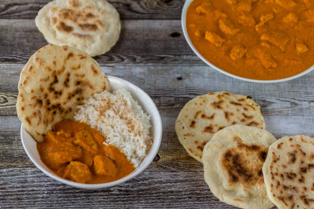 Butter chicken & naan